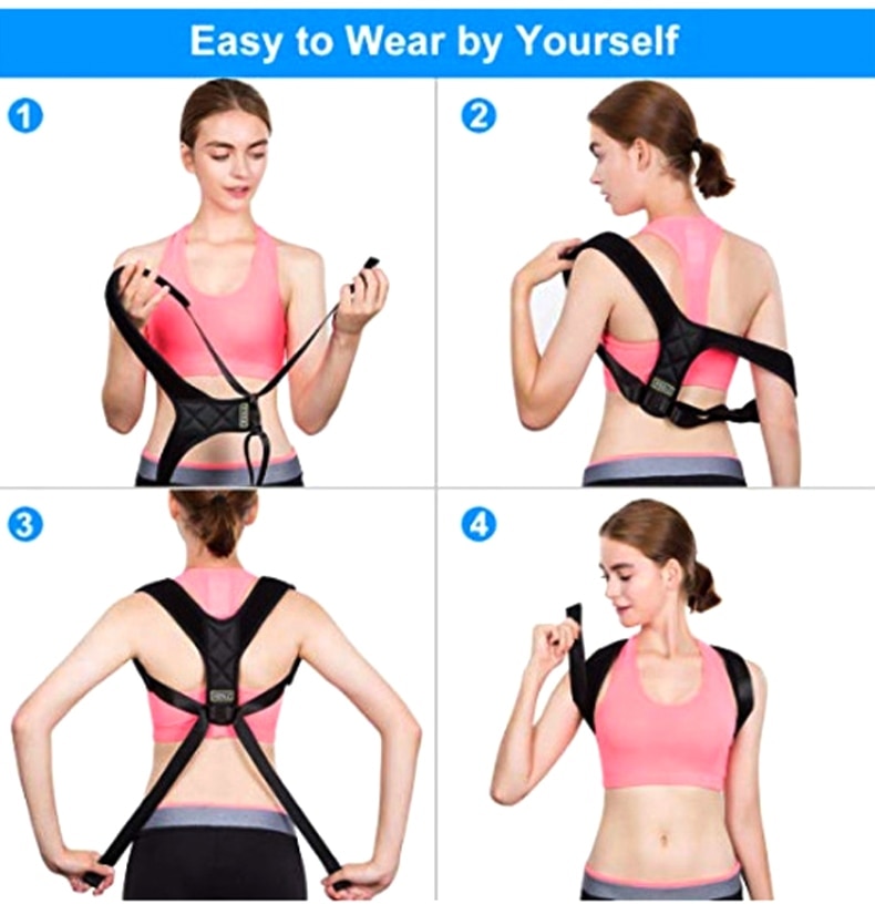 Back Correction Belt For Adult Children Women Men Posture Corrector Anti Humpback Corrector