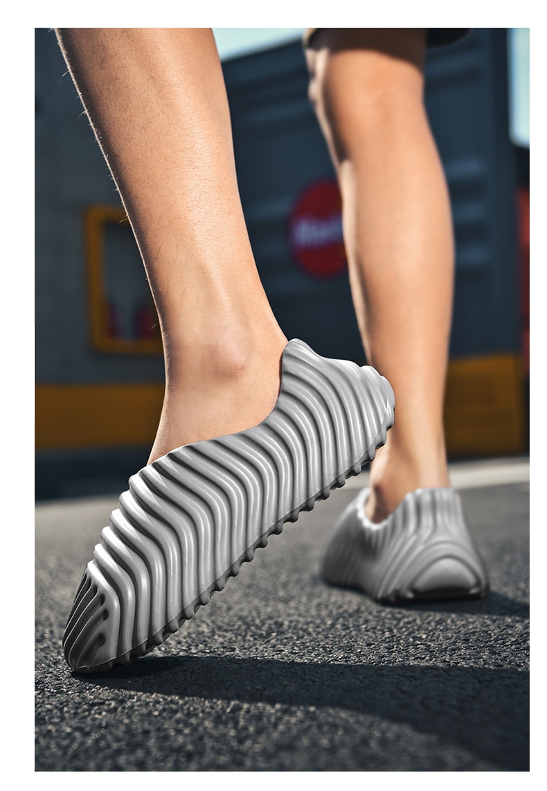 Sneakers Slippers New Soft Non-Slip Home Shoes Yeez Winter Warm Plush Cozy Rubber Waterproof Shoes