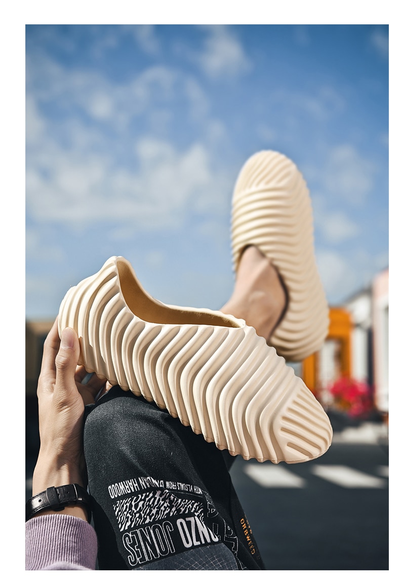 Sneakers Slippers New Soft Non-Slip Home Shoes Yeez Winter Warm Plush Cozy Rubber Waterproof Shoes