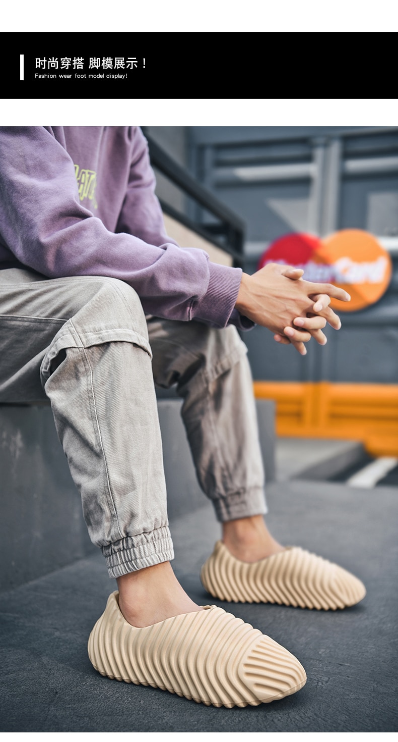 Sneakers Slippers New Soft Non-Slip Home Shoes Yeez Winter Warm Plush Cozy Rubber Waterproof Shoes