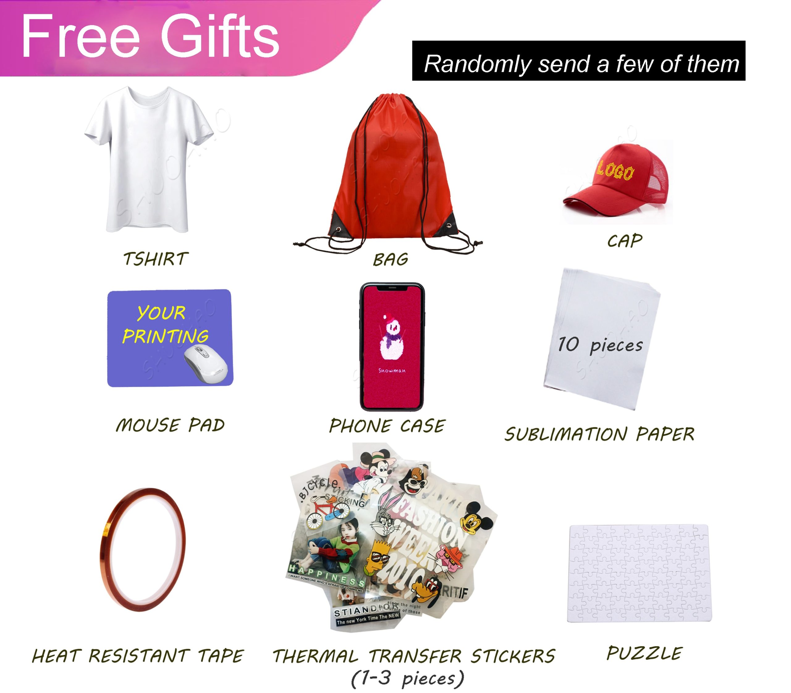 Heat Press Machine T-shirt Heat Transfer Printer For Mug/Cap/football/bottle/pen/shoes 15-In-1 Combo Multifunctional Sublimation