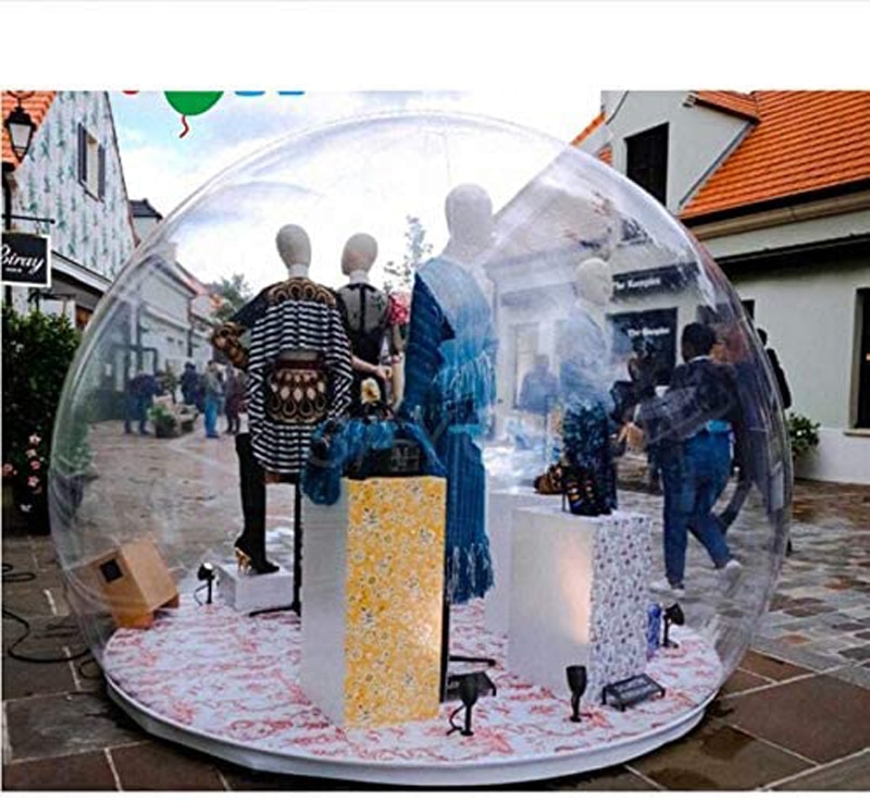 Inflatable Bubble Igloo Tent Transparent 360° Dome with Air Blower For Camping Product Showcase Advertising Event Exhibition also