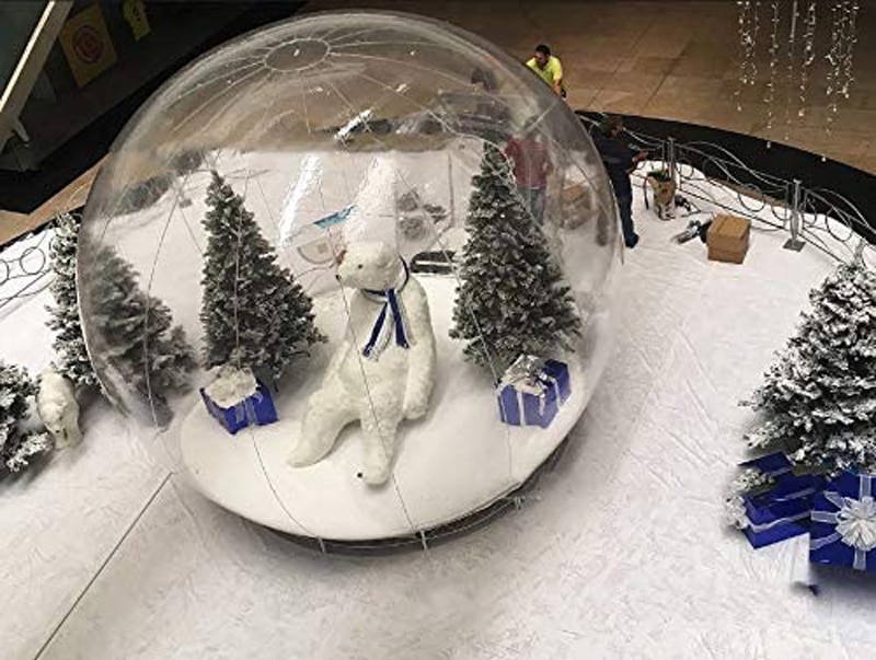 Inflatable Bubble Igloo Tent Transparent 360° Dome with Air Blower For Camping Product Showcase Advertising Event Exhibition also