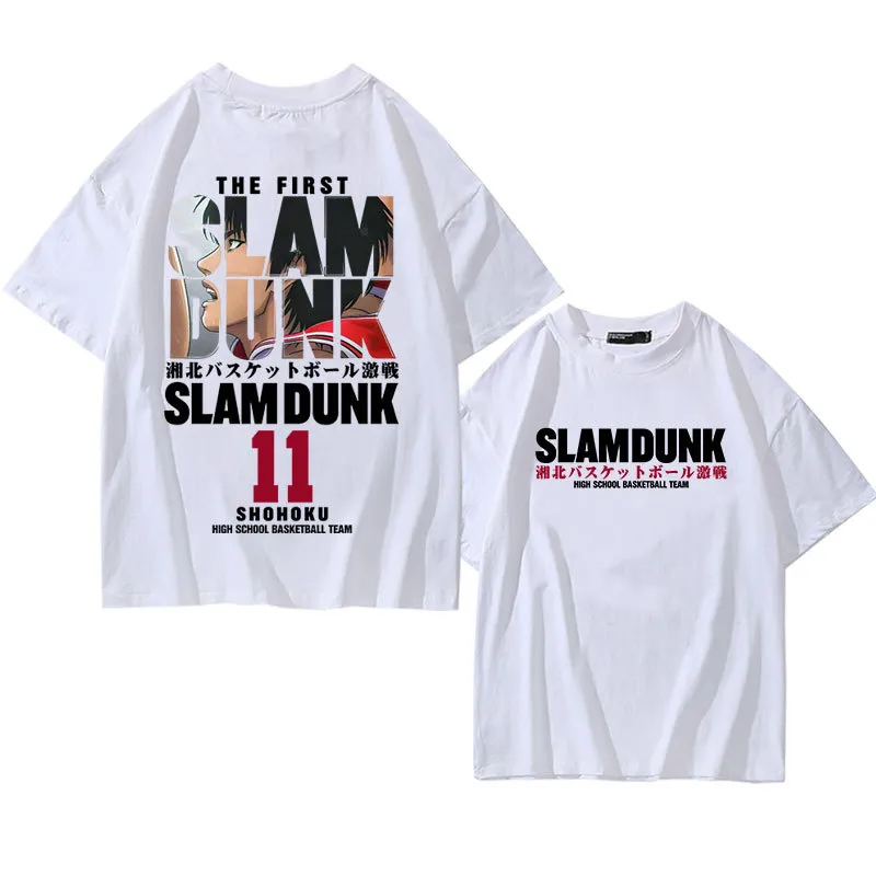Anime Slam Dunk T-Shirt for Men’s Sakuragi Hanamichi Kaede Rukawa Tee Oversized Japanese Manga Women Short Sleeve Kid100-6XL Anime Slam Dunk T-Shirt for Men’s Sakuragi Hanamichi Kaede Rukawa Tee Oversized Japanese Manga Women Short Sleeve Kid100-6XL