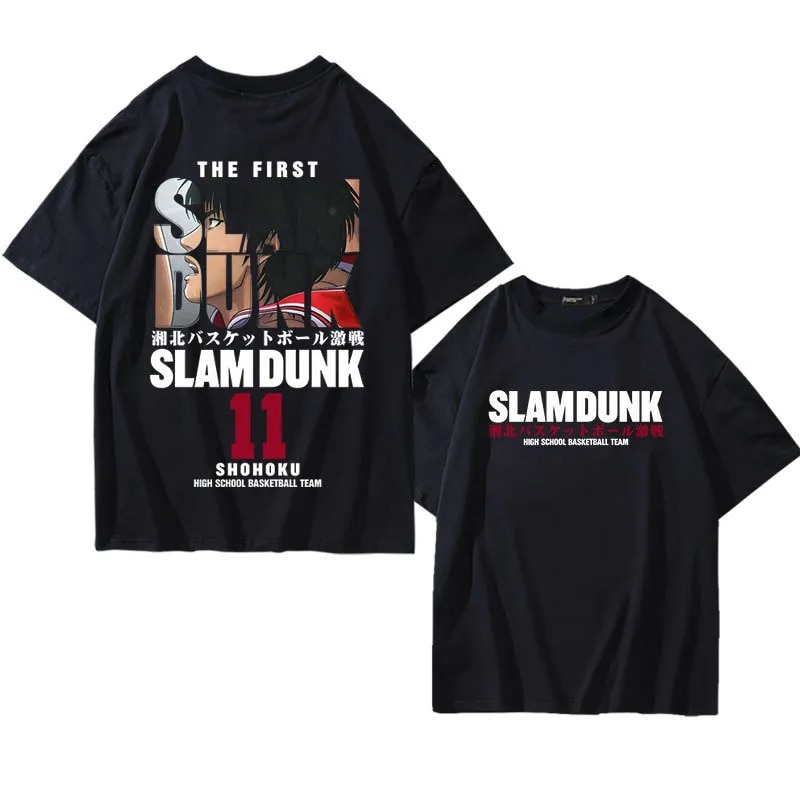 Anime Slam Dunk T-Shirt for Men’s Sakuragi Hanamichi Kaede Rukawa Tee Oversized Japanese Manga Women Short Sleeve Kid100-6XL Anime Slam Dunk T-Shirt for Men’s Sakuragi Hanamichi Kaede Rukawa Tee Oversized Japanese Manga Women Short Sleeve Kid100-6XL