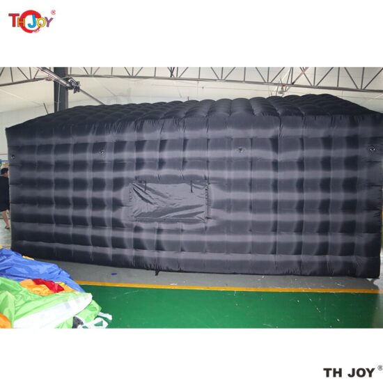 Tent Inflatable Nightclub Portable Inflatable Party Tent 7x5m Disco Light N Fog Machine Black Cube Bar - Image 4