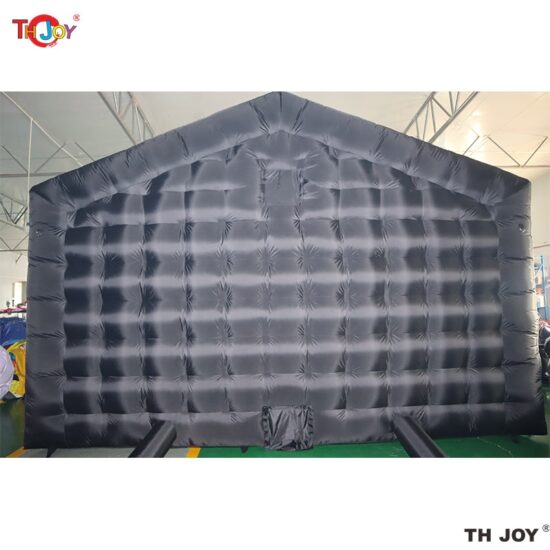 Tent Inflatable Nightclub Portable Inflatable Party Tent 7x5m Disco Light N Fog Machine Black Cube Bar - Image 2