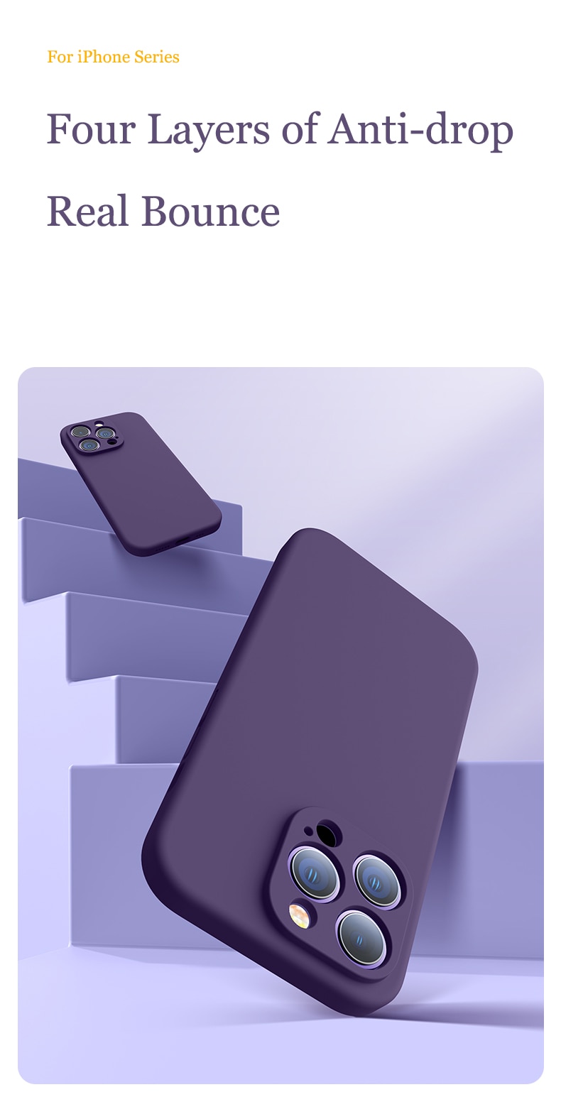 Phone Case For iPhone UTOPER Square Liquid Silicone With Microfiber Strong Protection Back Cover