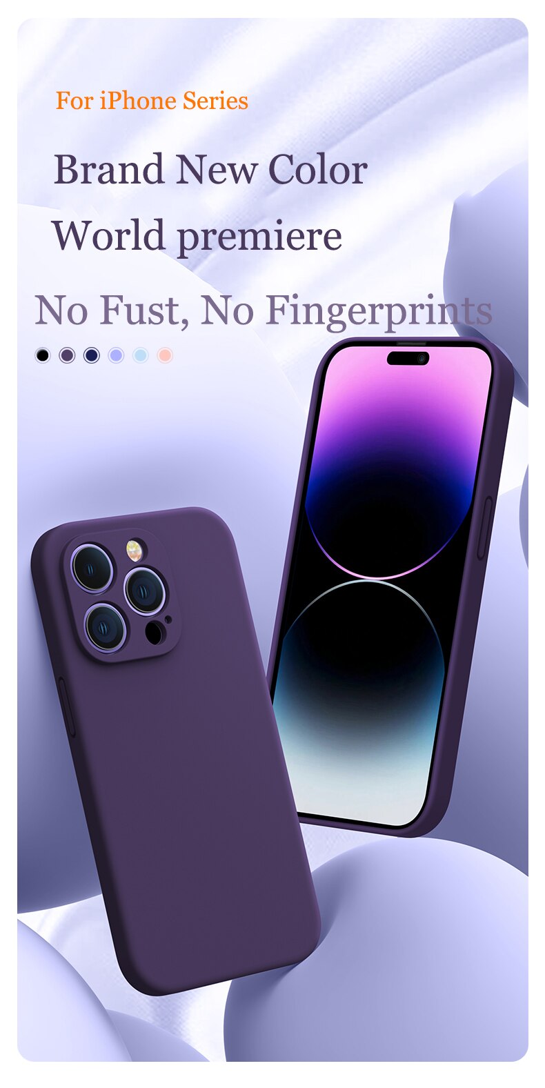 Phone Case For iPhone UTOPER Square Liquid Silicone With Microfiber Strong Protection Back Cover