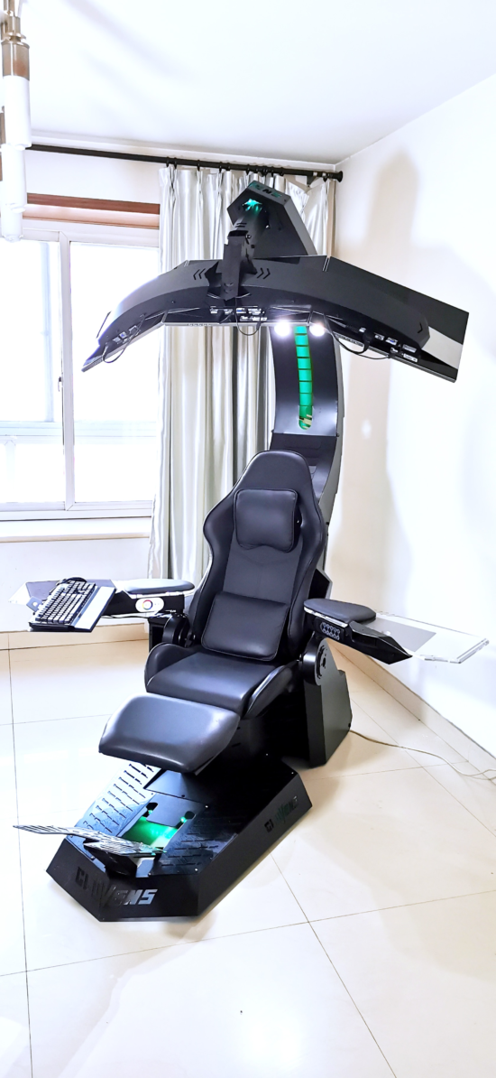 PC Gaming Chair Workstation J20 Veryon with Heat and Massage Cockpit As Predator - Image 2