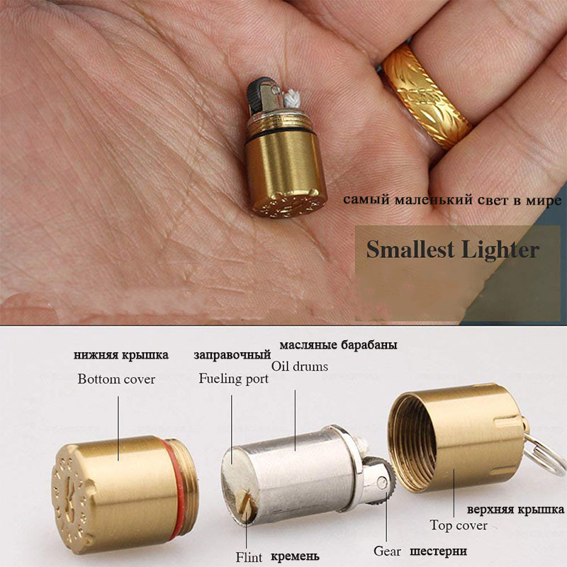 Mini Lighter Key Chain Creative Survival Tool Men Gift Mini Lighter Key Chain Creative Survival Tool Men Gift