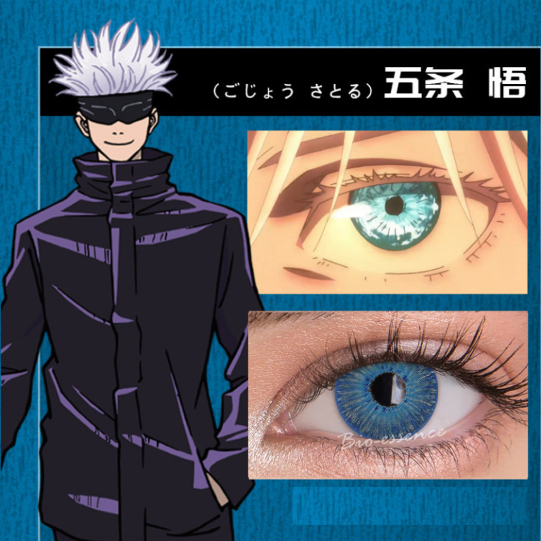 Len Jujutsu Kaisen Lenses for Eyes Anime Accessory Gojo Lenses Blue Lenses - Image 3