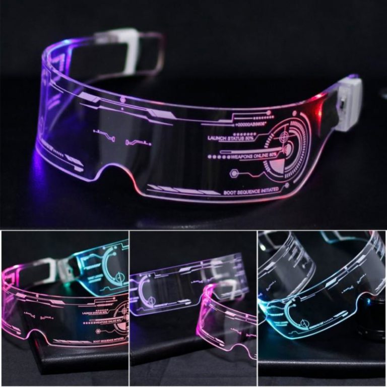 Colorful Luminous Glasses for Music Bar KTV Valentine Party Decoration LED Goggles Festival Performance Props - Image 2