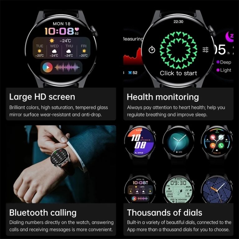 Smart Watch Waterproof Sport Fitness Tracker Weather Display - Image 2