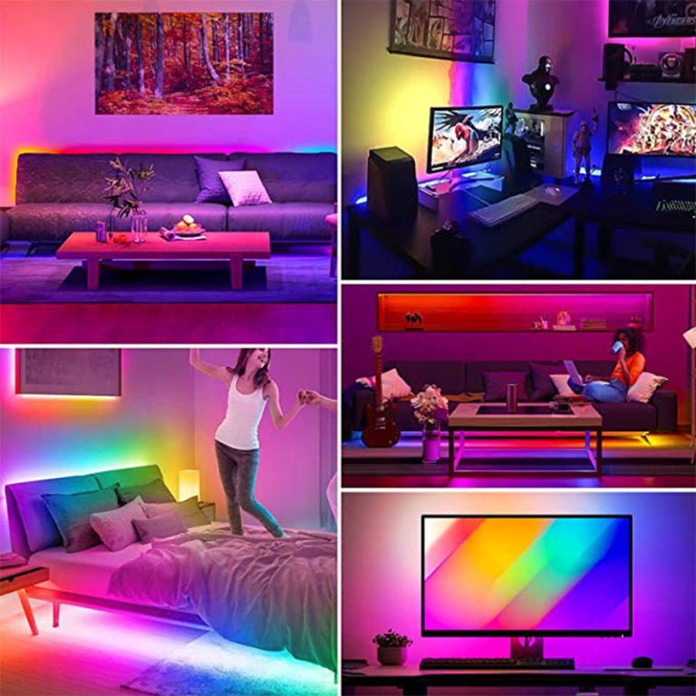 LED Strip 1m-30m RGBIC Bluetooth App Control Chasing Effect Lights Flexible Tape Diode Ribbon Pc Case Decore TV BackLight Room Decorate - Image 3