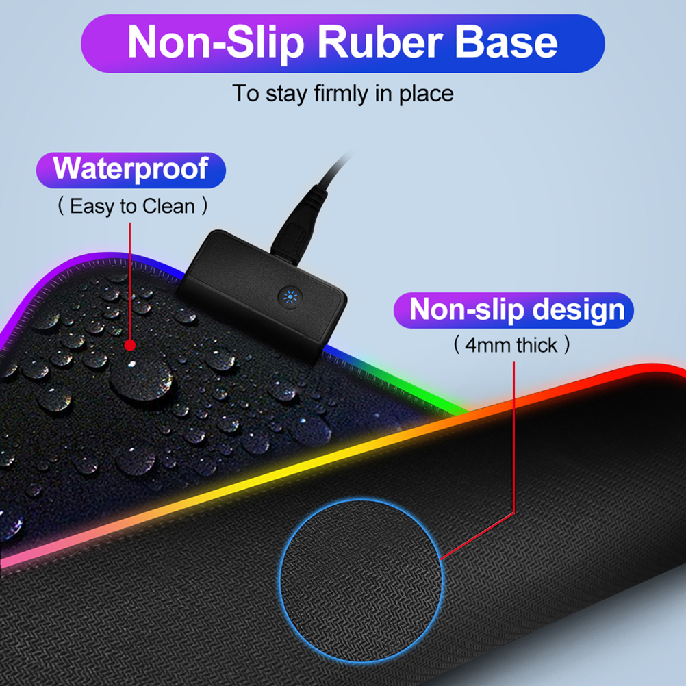 Anime Gaming Mouse Pad RGB Large 900x400 Desk Mat Anime Gaming Mouse Pad RGB Large 900x400 Desk Mat