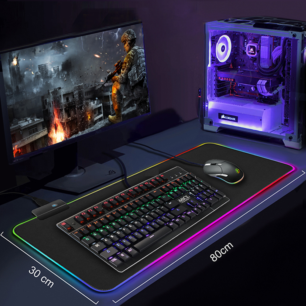 Anime Gaming Mouse Pad RGB Large 900x400 Desk Mat Anime Gaming Mouse Pad RGB Large 900x400 Desk Mat