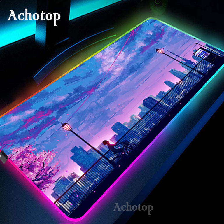 Anime Gaming Mouse Pad RGB Large 900x400 Desk Mat - Image 2