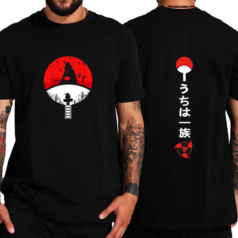 Anime T Shirt Uchiha itachi Eyes Printing O-Neck Fashion Streetwear Anime T Shirt Uchiha itachi Eyes Printing O-Neck Fashion Streetwear