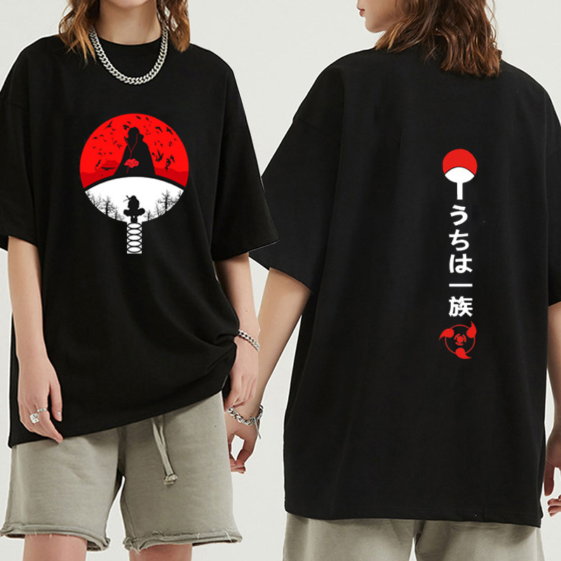 Anime T Shirt Uchiha itachi Eyes Printing O-Neck Fashion Streetwear Anime T Shirt Uchiha itachi Eyes Printing O-Neck Fashion Streetwear