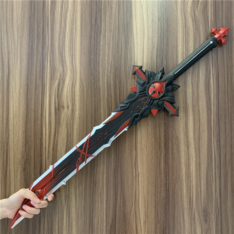 Genshin Impact All Sword The End Of The Wolf Sword Diluc Sword Cosplay Weapon Props Safety PU Gravestone Sword Genshin Impact All Sword The End Of The Wolf Sword Diluc Sword Cosplay Weapon Props Safety PU Gravestone Sword