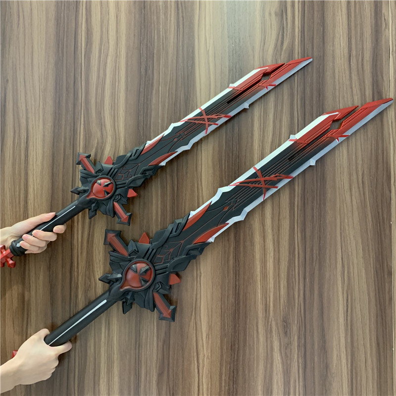 Genshin Impact All Sword The End Of The Wolf Sword Diluc Sword Cosplay Weapon Props Safety PU Gravestone Sword Genshin Impact All Sword The End Of The Wolf Sword Diluc Sword Cosplay Weapon Props Safety PU Gravestone Sword