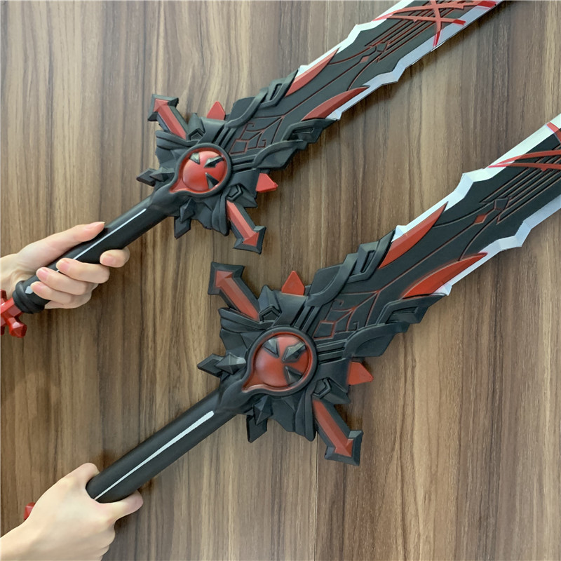 Genshin Impact All Sword The End Of The Wolf Sword Diluc Sword Cosplay Weapon Props Safety PU Gravestone Sword Genshin Impact All Sword The End Of The Wolf Sword Diluc Sword Cosplay Weapon Props Safety PU Gravestone Sword