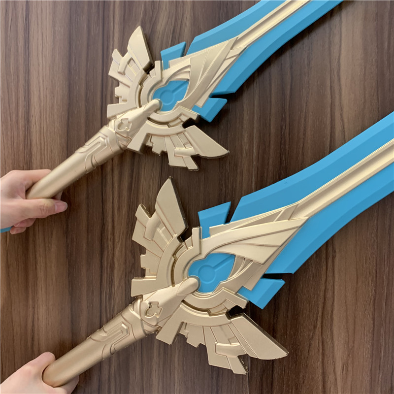 Genshin Impact All Sword The End Of The Wolf Sword Diluc Sword Cosplay Weapon Props Safety PU Gravestone Sword Genshin Impact All Sword The End Of The Wolf Sword Diluc Sword Cosplay Weapon Props Safety PU Gravestone Sword