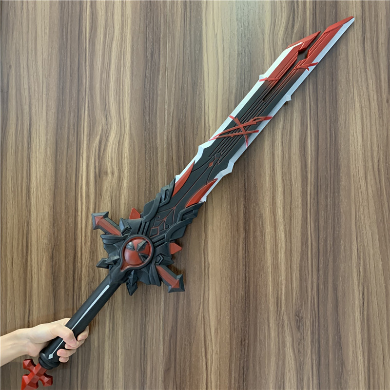 Genshin Impact All Sword The End Of The Wolf Sword Diluc Sword Cosplay Weapon Props Safety PU Gravestone Sword Genshin Impact All Sword The End Of The Wolf Sword Diluc Sword Cosplay Weapon Props Safety PU Gravestone Sword