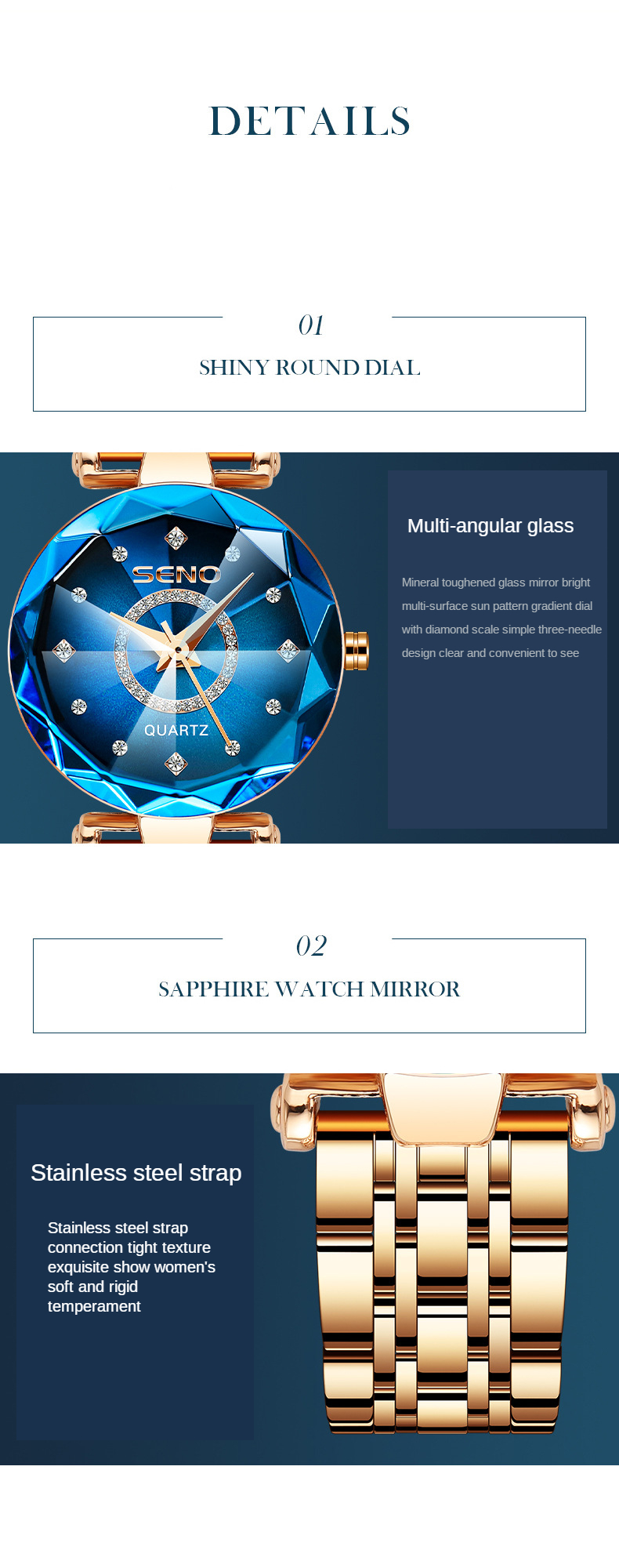 Fashion Watches For Women Ladies Luxury Brand Montre Reloj Mujer Zegarek Damski