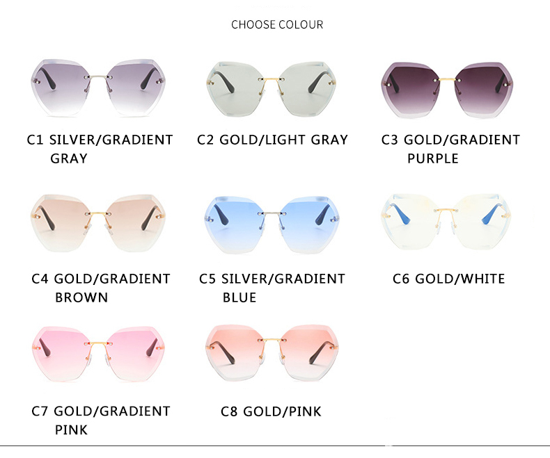 New Brand Foamless Sunglasses For Women And Men UV4000 Protection