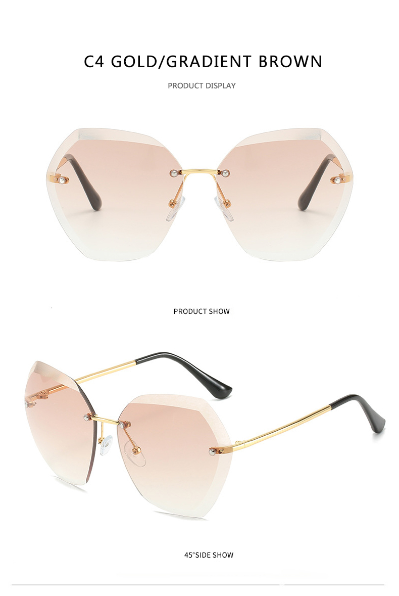 New Brand Foamless Sunglasses For Women And Men UV4000 Protection