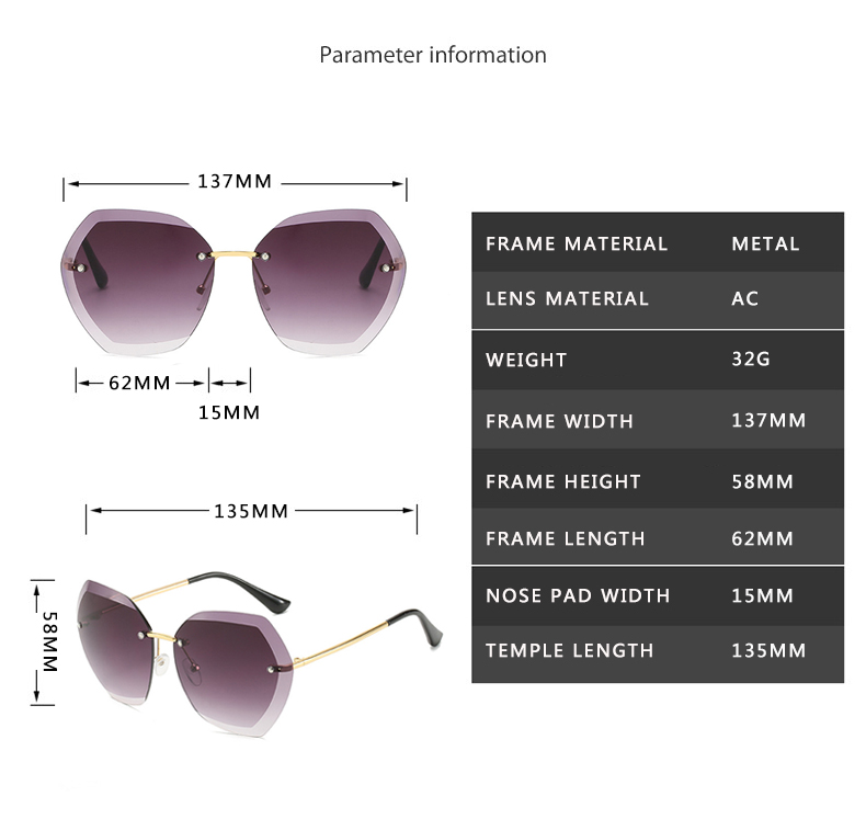 New Brand Foamless Sunglasses For Women And Men UV4000 Protection
