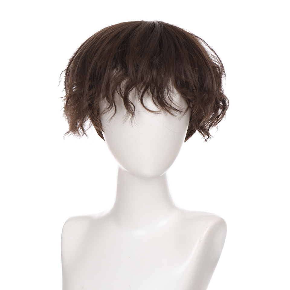 Synthetic Short Curly Wigs From AILIADE for Men Boys Girls Blonde Blue Dark Green Hair Heat Resistant Daily Party Anime Cosplay Wig Synthetic Short Curly Wigs From AILIADE for Men Boys Girls Blonde Blue Dark Green Hair Heat Resistant Daily Party Anime Cosplay Wig